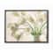 Stupell Industries White Tulip Bouquet Wall Art in Black Frame